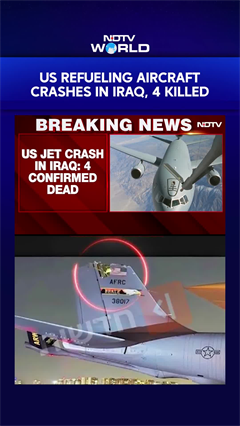 Iran War | 4 Of 6 On Board US Refuelling Aircraft Killed In Iraq Crash