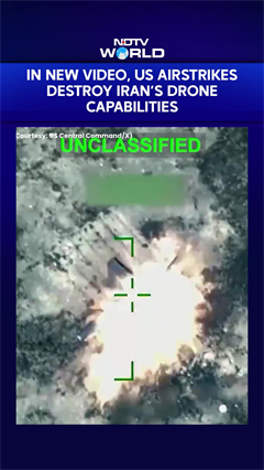 US Strikes Iran | In New Video US Airstrikes Destroy Iran's Drone Capabilities