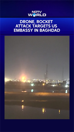 Drone, Rocket Attack Targets US Embassy In Baghdad: Report