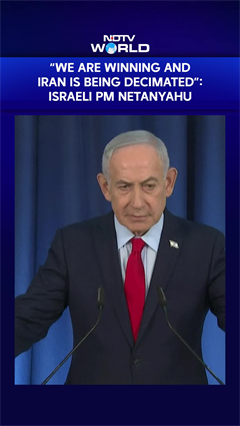&ldquo;We Are Winning And Iran Is Being Decimated&rdquo;: Israeli PM Netanyahu