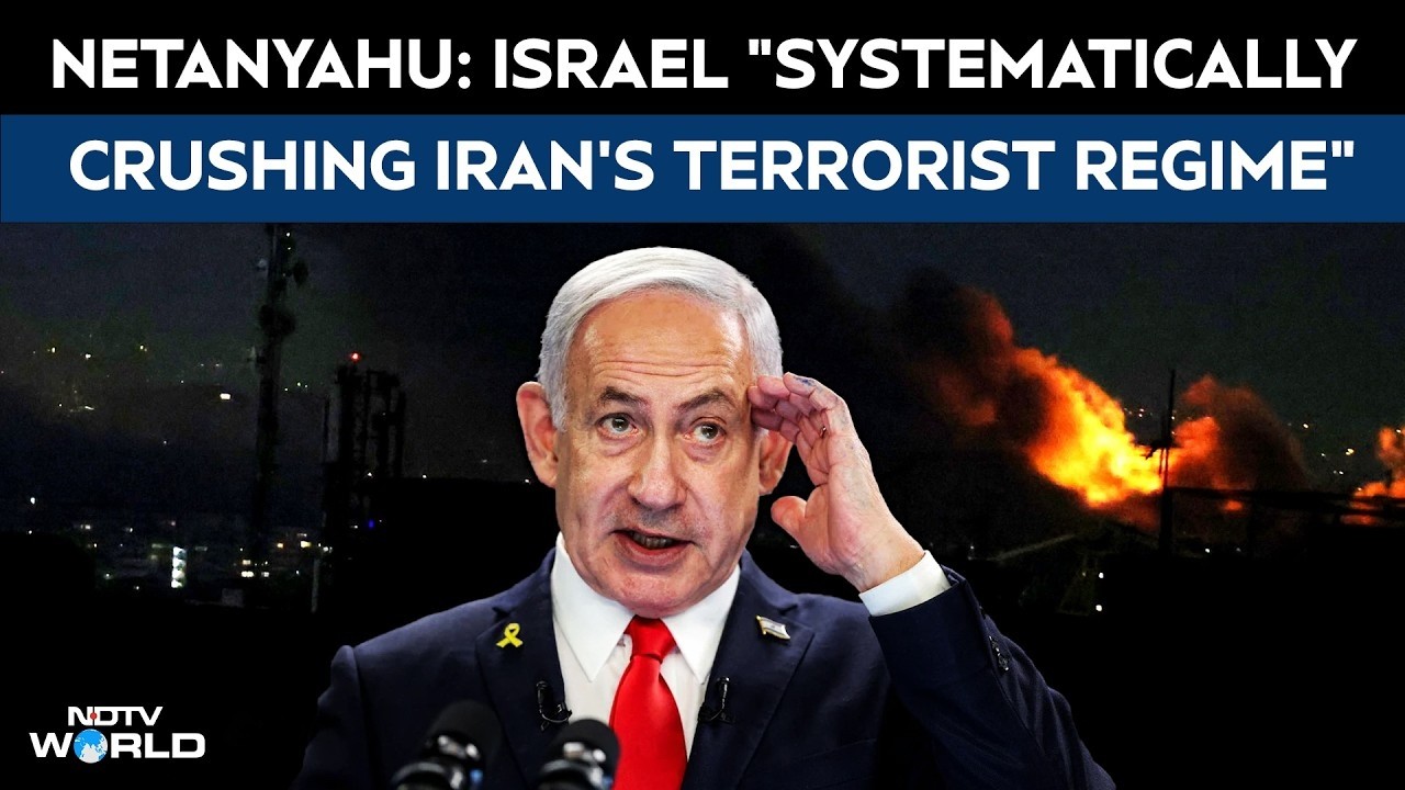 Netanyahu Says Israel "Systematically Crushing Iran's Terrorist Regime"