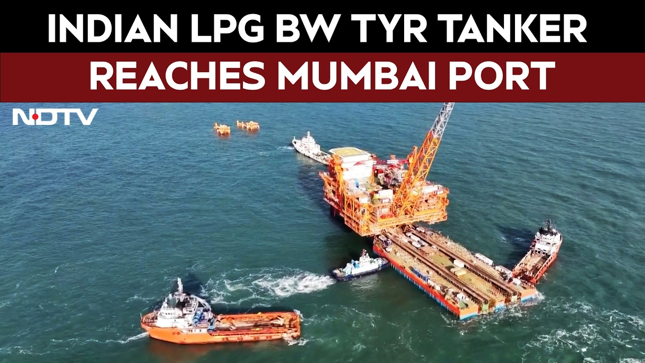 Indian LPG BW TYR Tanker Reaches Mumbai Port After Safely Crossing Hormuz