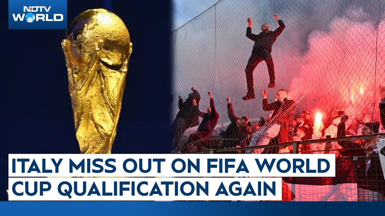 Tears, Despair And Unreal Scenes As Italy Miss Out On FIFA World Cup Qualification Again