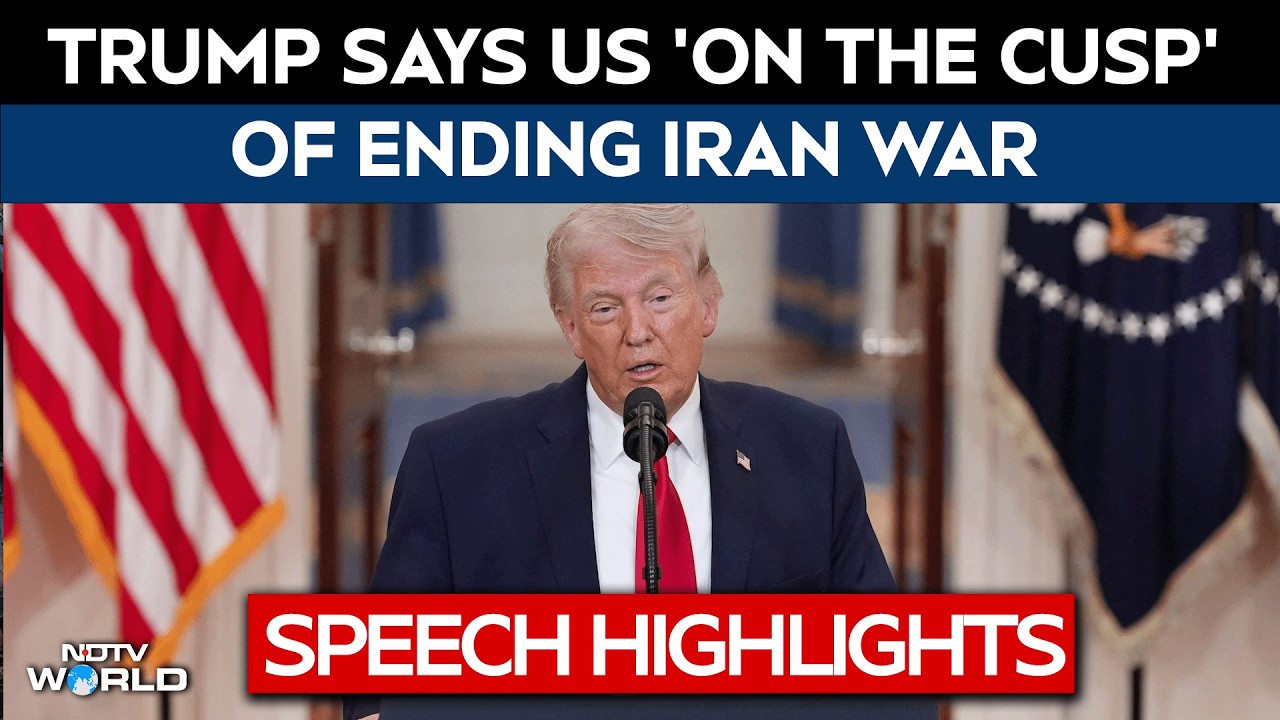 US Iran War | 'Going To Bring Iran Back To Stone Ages...': Trump Lashes Fury In Address To Nation