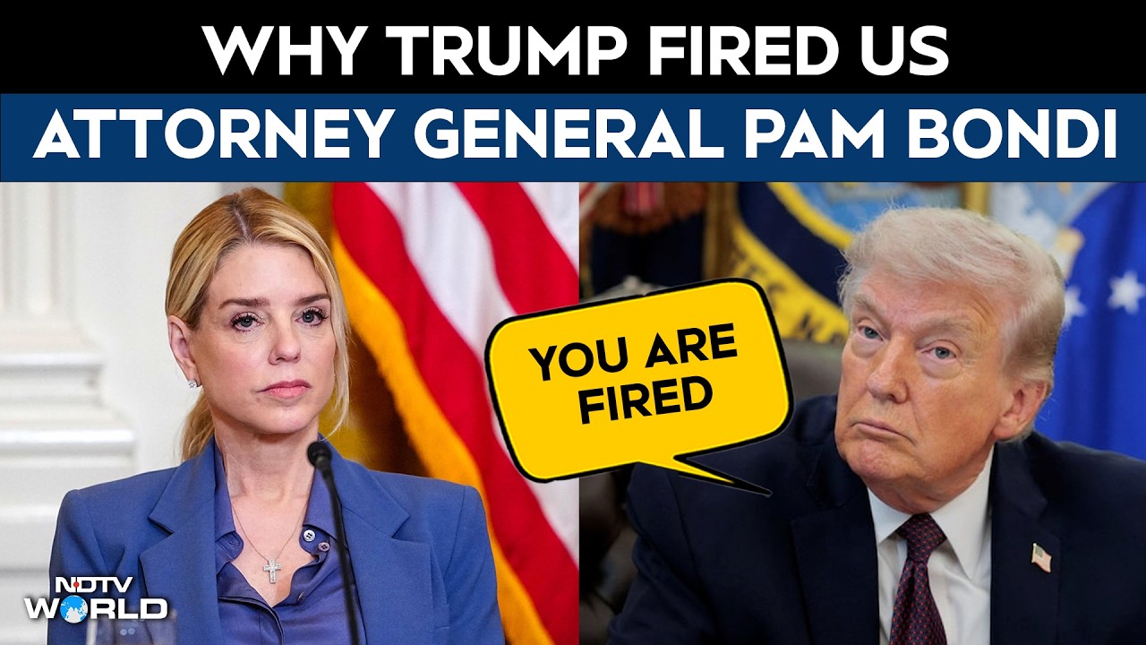 Trump Fires Bondi | Why Trump Fired US Attorney General Pam Bondi | Epstein Files