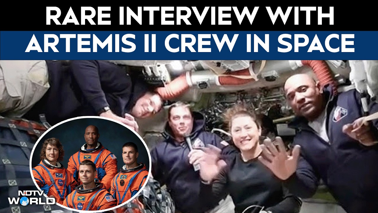 NASA Artemis II Mission | Rare Interview With NASA Crew Aboard Orion In Space