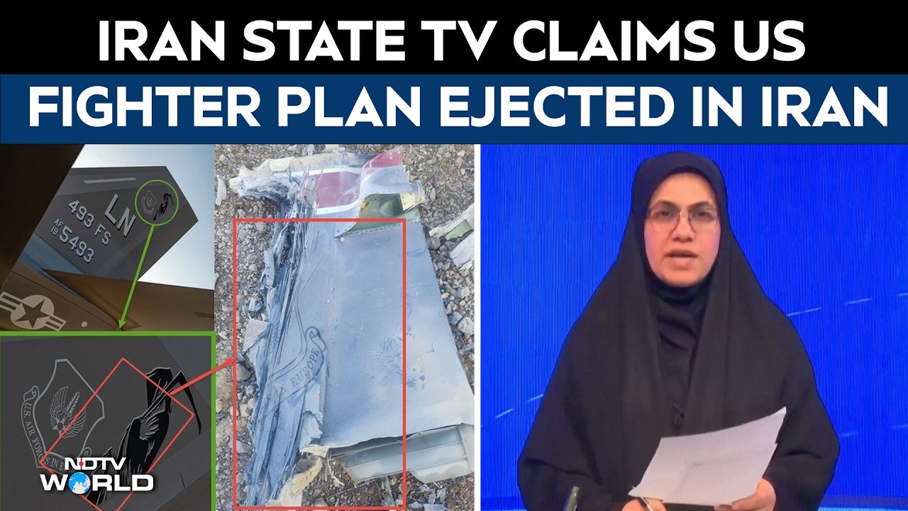 F-15 Shot Down | Iranian State TV Claims US Fighter Pilot Ejected From Aircraft In Southwest Iran