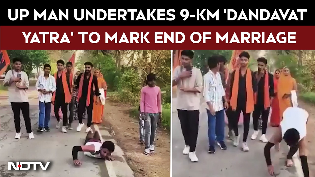Uttar Pradesh News | UP Man Undertakes 9-km &lsquo;Dandavat Yatra&rsquo; To Mark End Of Marriage
