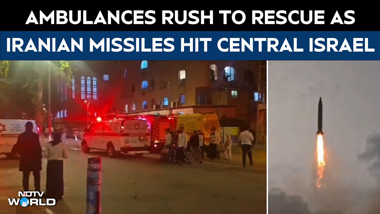 Chaos & Panic As Iranian Missiles Wreak Havoc In Central Israel