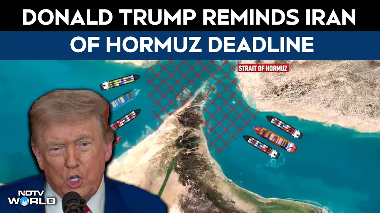 Donald Trump Reminds Iran Of Hormuz Deadline: "48 Hours Before Hell Will Rain Down"