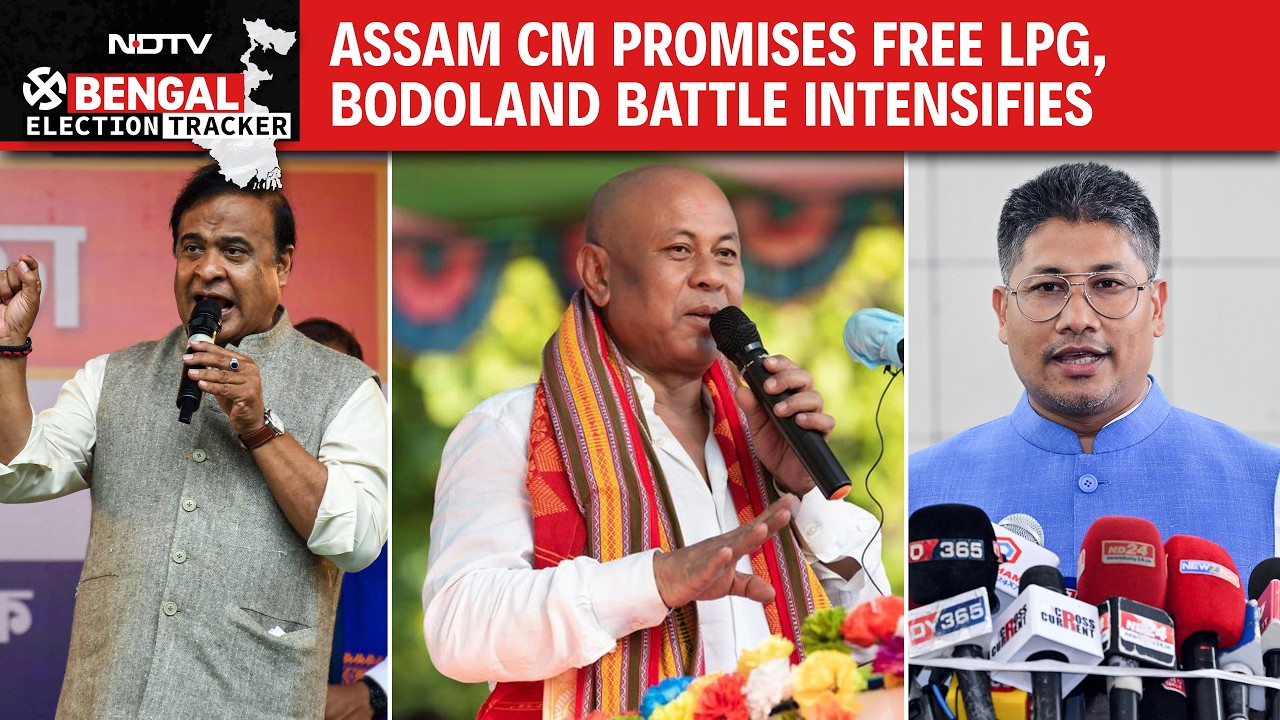 Assam Polls 2026 | Assam CM Promises Free LPG, Gaurav Gogoi's CM Remarks, Bodo Battle Intensifies
