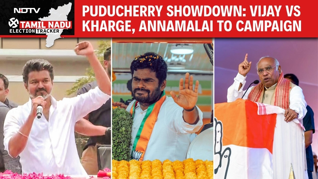 Tamil Nadu Polls: Vijay Vs Kharge, Annamalai To Campaign, Stalin Alleges FCRA Christians Row