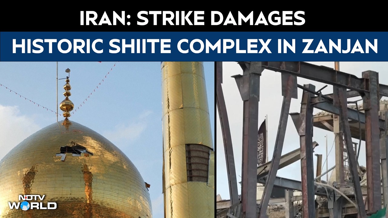 Iran News Today | Airstrike Hits Shrine Complex In Iran’s Zanjan, Kills 2; Massive Damage Reported