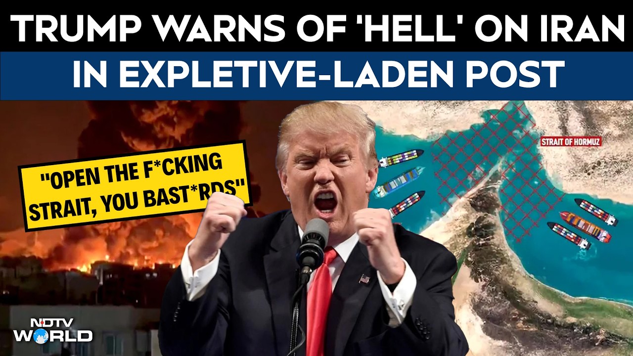 "Open The F*cking Strait, You Bast*rds": Donald Trump's Expletive-Laden Iran Rant