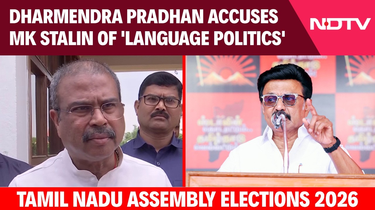 Tamil Nadu Elections | Dharmendra Pradhan Accuses MK Stalin Of 'Language Politics' Over Hindi