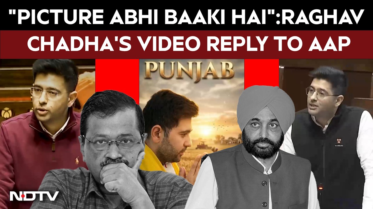 Raghav Chadha's Video Reply To Punjab AAP Charge: "Picture Abhi Baaki Hai"