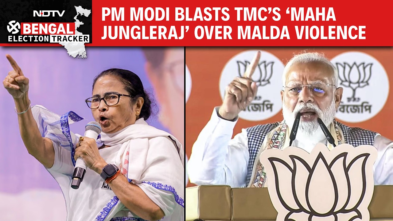 West Bengal News Today | PM Modi Blasts TMC&rsquo;s &lsquo;Maha Jungleraj&rsquo; Over Malda Violence