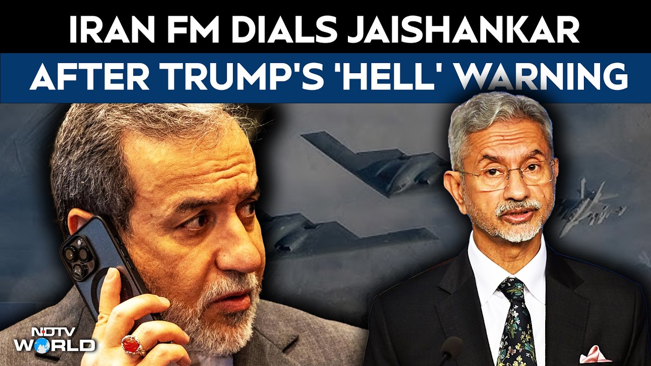 US Iran War | Iran FM Abbas Araghchi Dials EAM Jaishankar After Trump's 'Hell' Warning