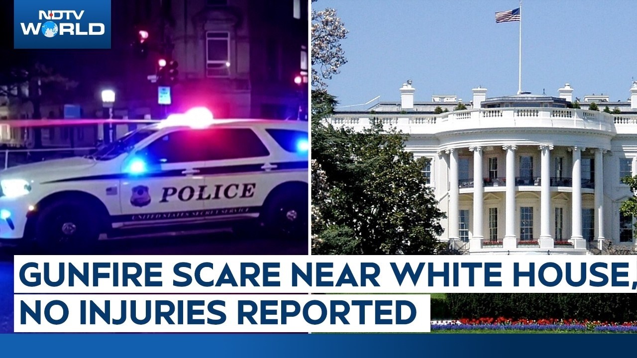 US Latest News | Shots Fired Near White House, Suspect Yet To Be Found