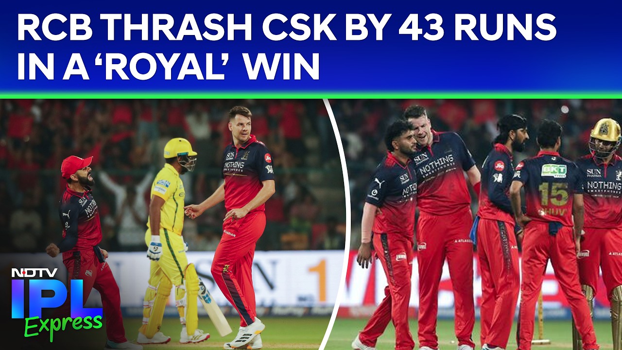 IPL 2026 News | RCB Outplay CSK For 2nd Win On Trot, Ruturaj Gaikwad & Co Suffer 3rd Loss