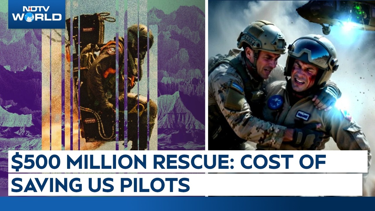 Rescue Of American Pilot In Iran | $500M Rescue Mission Highlights War's Rising Costs