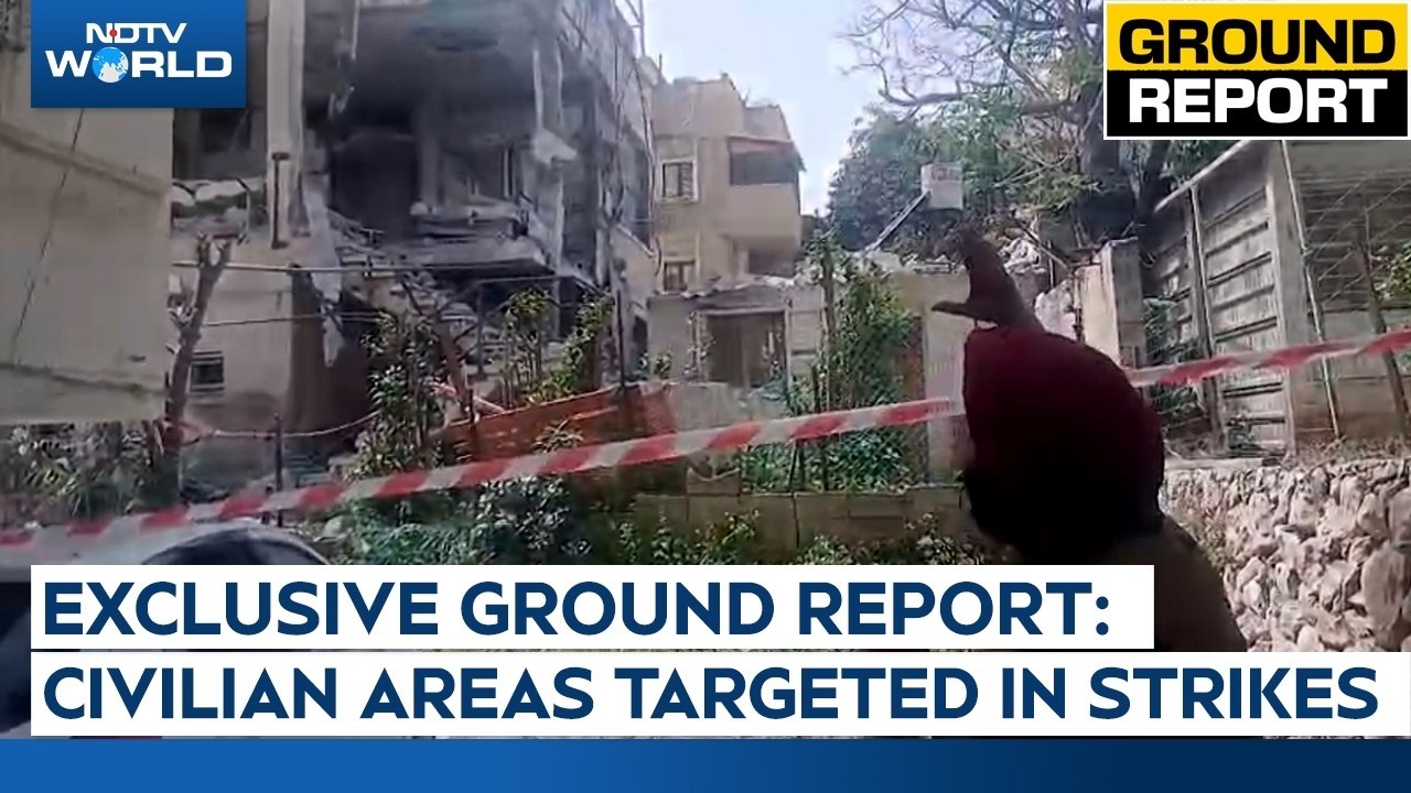 Iran Strikes Israel | NDTV's Ground Report Shows Civilian Homes Destroyed In Iranian Missile Strikes