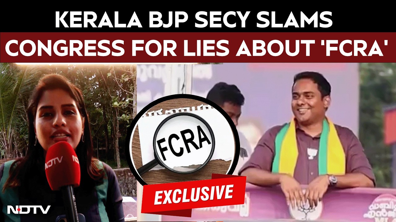 Kerala Elections | BJP&rsquo;s Anoop Anthony Slams Congress For Misleading Voters On FCRA