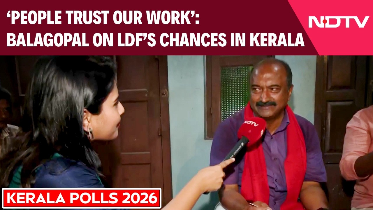 Kerala Assembly Polls 2026 | Kerala FM KN Balagopal Defends LDF Record, Highlights Development Push
