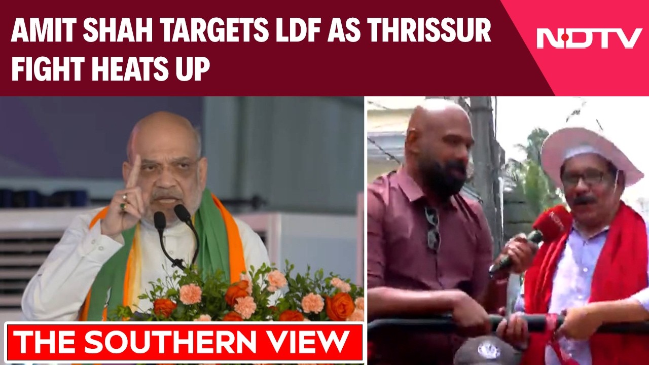 Kerala Elections Heat Up: Amit Shah Targets LDF As Thrissur Emerges Key Battleground