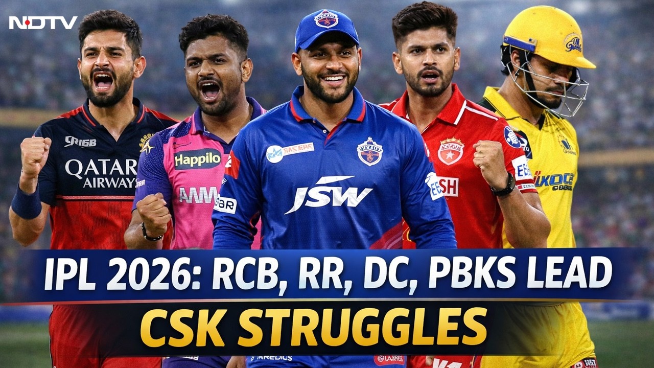 IPL 2026 Points Table: RCB, RR, DC, PBKS Lead, âOGâ CSK Struggles