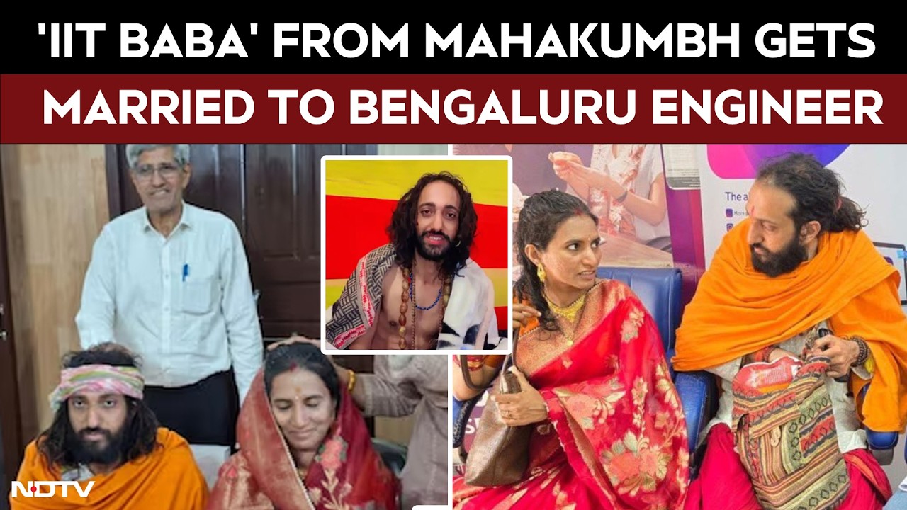 IIT Baba Wedding Video: 'IIT Baba' from Mahakumbh Gets Married, Visits Native Place With Wife
