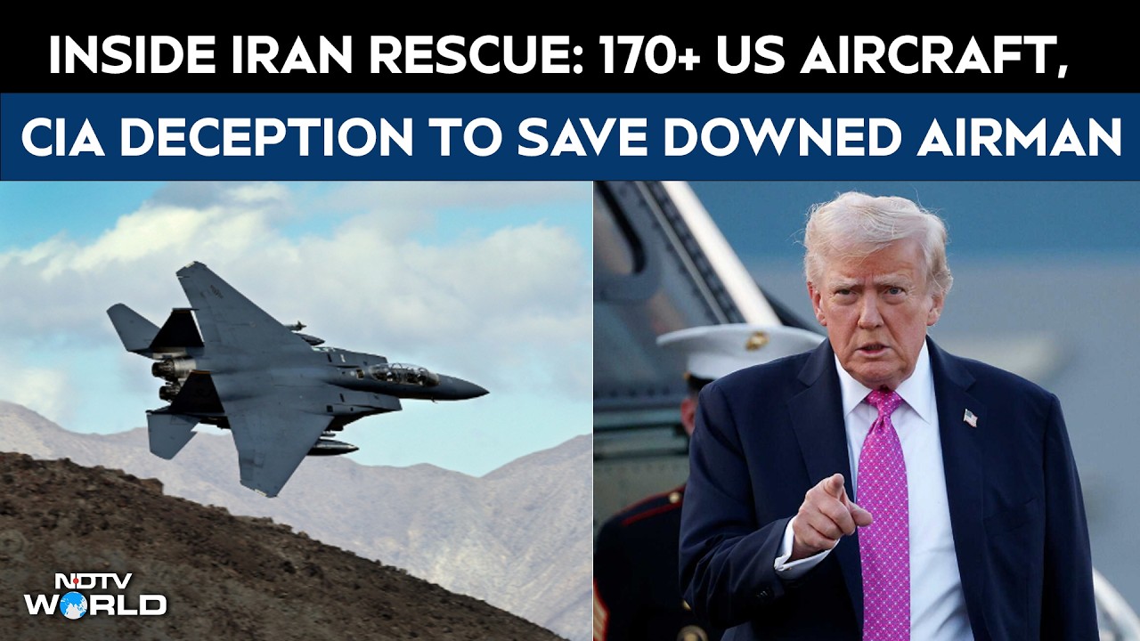 Trump On Iran Speech | Trump: Over 170 Aircraft Deployed in US Rescue of Downed F-15E Pilot in Iran