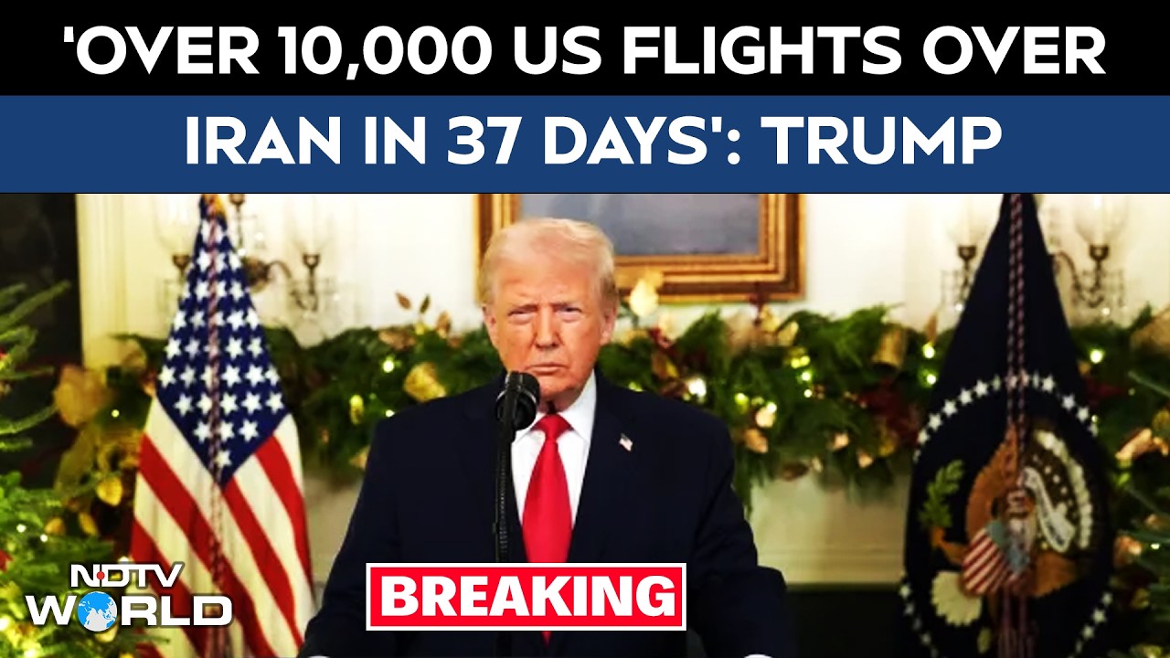 10,000 Flights Over Iran In 37 Days: Trump Flexes Military Wrath On Iran