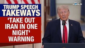 Trump Speech Highlights | Trump's Dual Message: 'Talks Going Well' But Military Option On Table