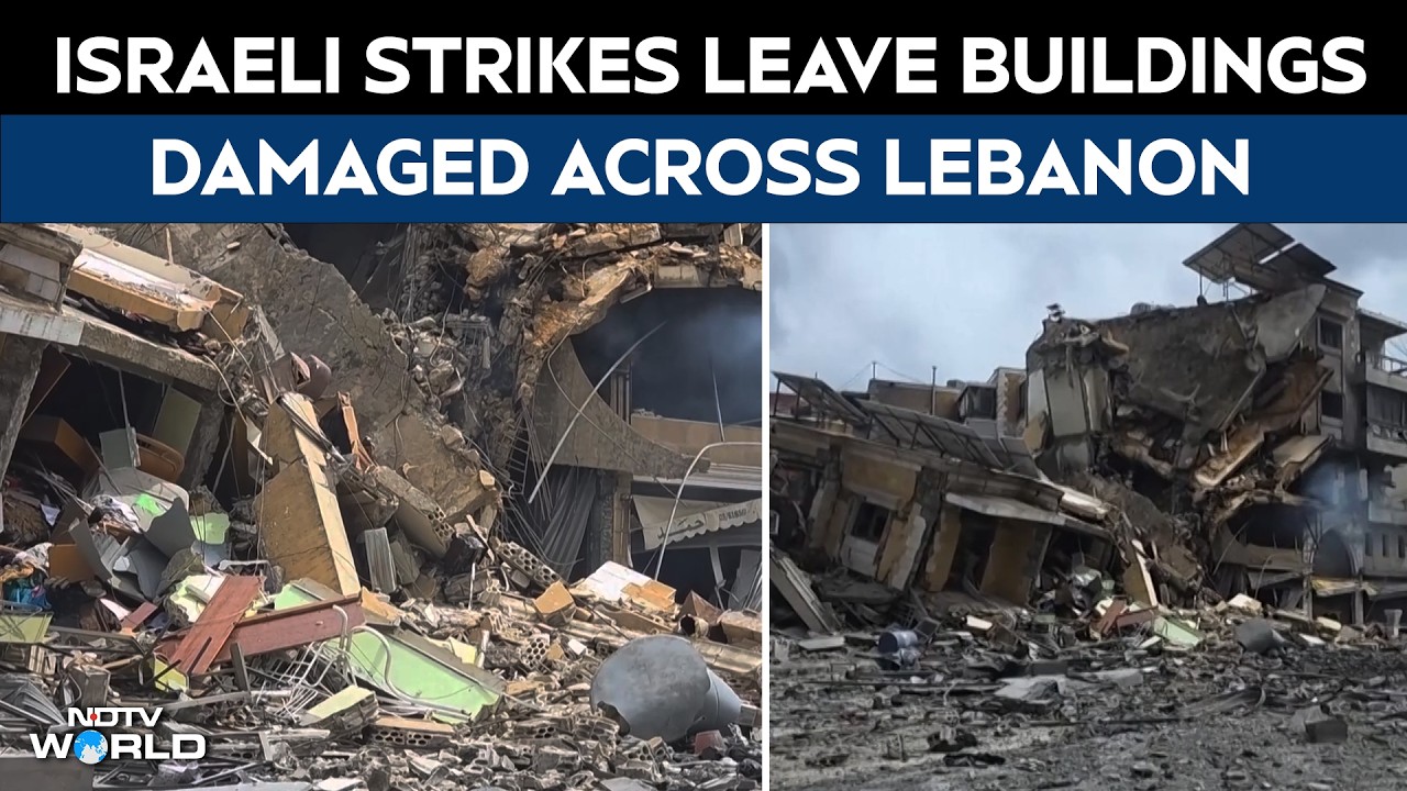 Israel Strikes Lebanon | Israeli Strike Leaves Buildings Damaged, Rubble Strewn Across Nabatieh