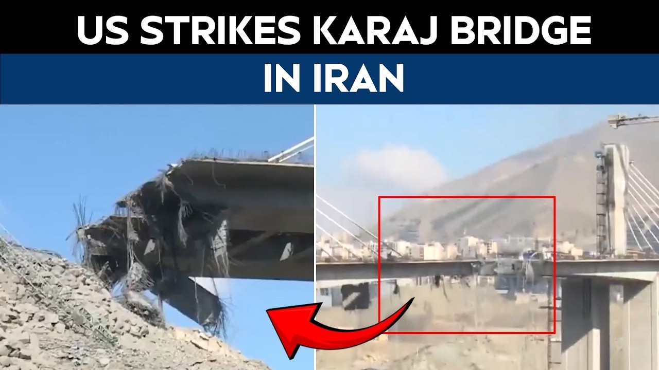 US Strikes Iran News | Iran Accuses US Of Targeting Civilian Bridge In Karaj
