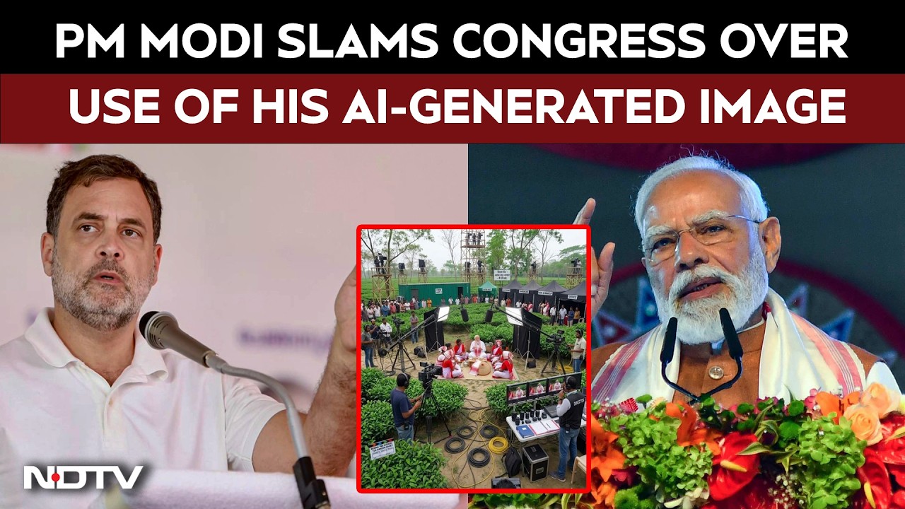 Congress Made False AI Image Of Me In Tea Garden With Assamese Sisters: PM Modi