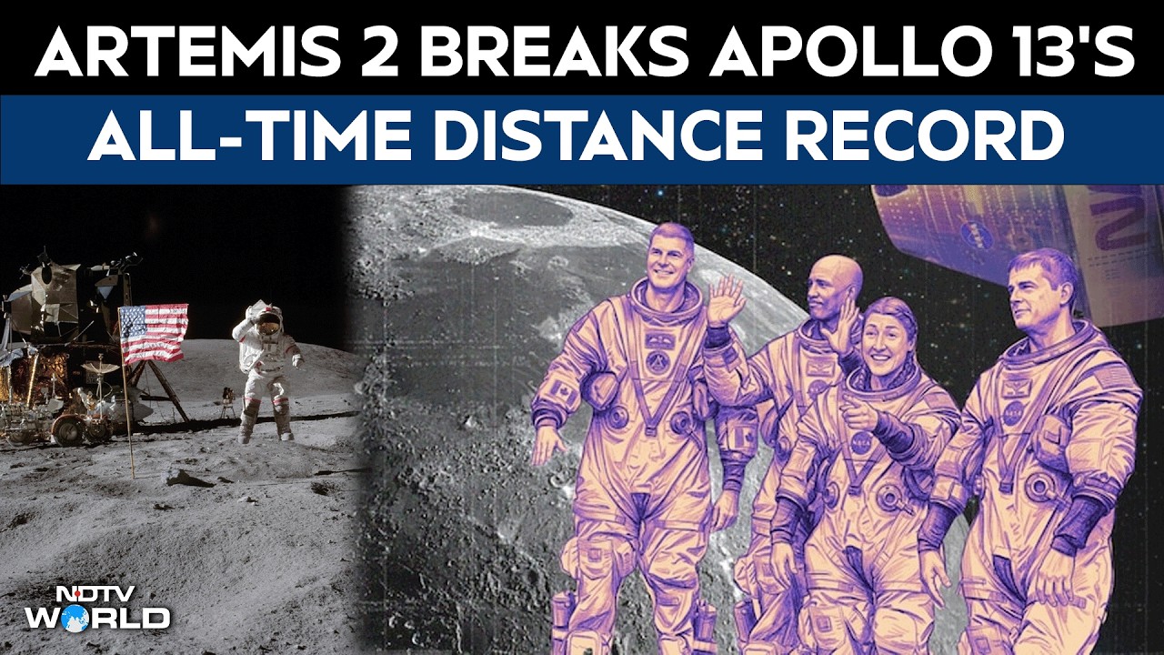 NASA Artemis II | Artemis II Breaks Apollo 13’s Distance Record With Daring Moon Flyby