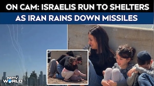 Israelis Run To Shelters After Sirens Alert Them To Incoming Iranian Missiles