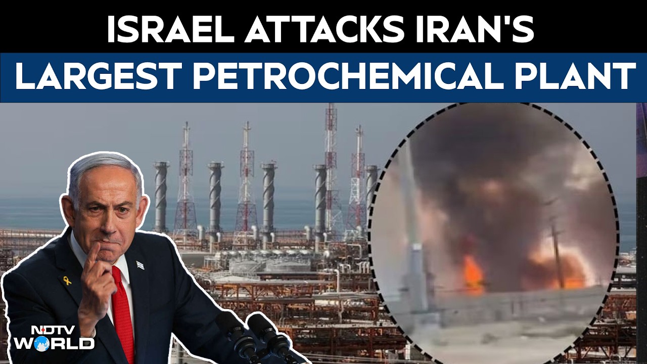 Iran&rsquo;s South Pars Petrochemical Plant Hit By Israel Again After Trump's Warning