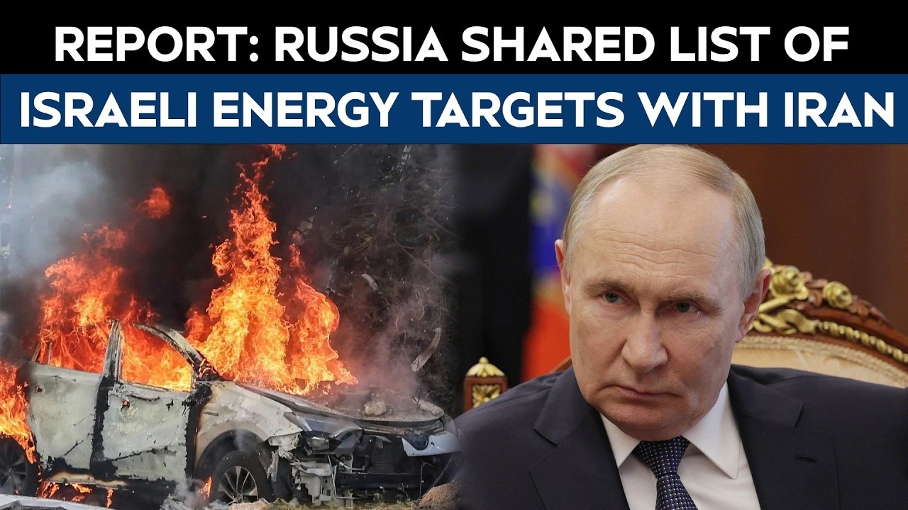 Israel-Iran War | 55 Targets Identified: Report Alleges Russia Aided Iran Strike Planning