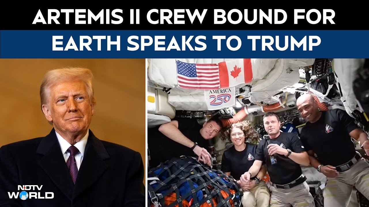 ‘Sights That No Human Has Ever Seen’: Artemis II Crew Bound For Earth Speaks To Trump