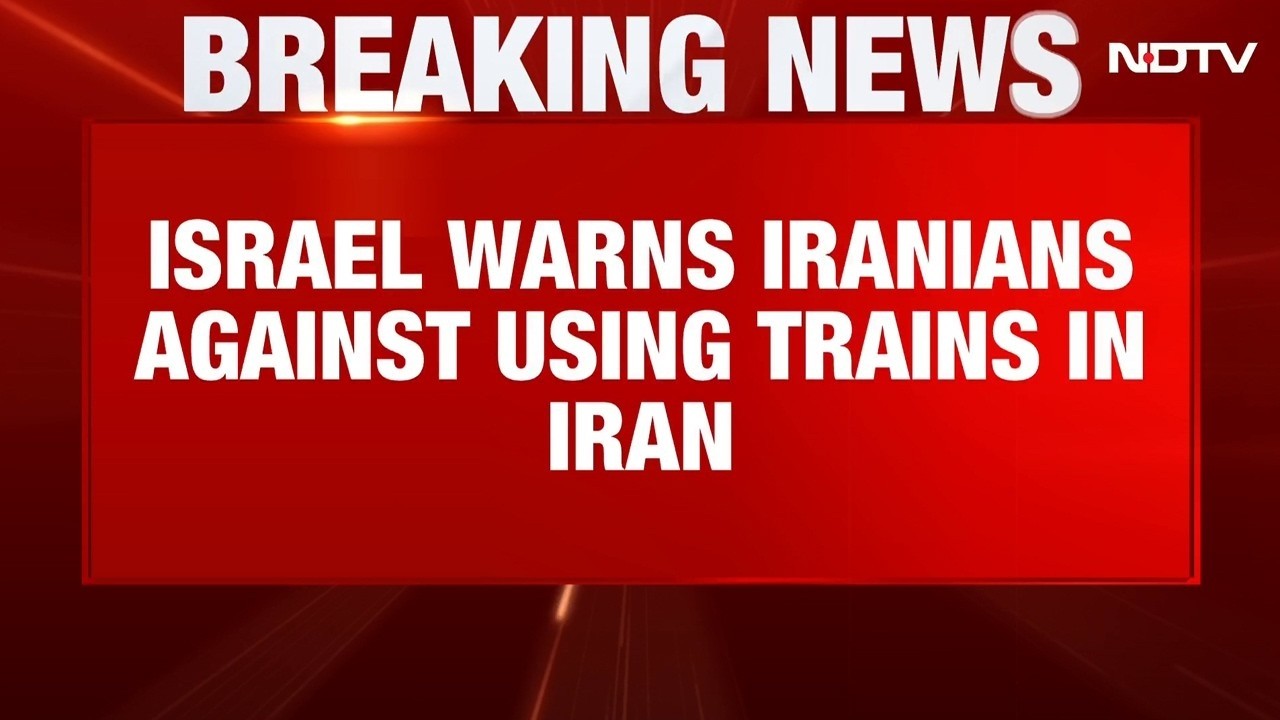 US Israel Iran War Latest News | Fresh Escalation Signal As Israel Warns Against Rail Travel In Iran