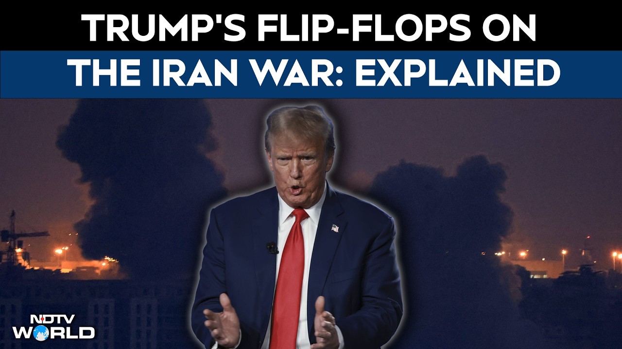 Trump's Flip-flops On The Iran War: Explained