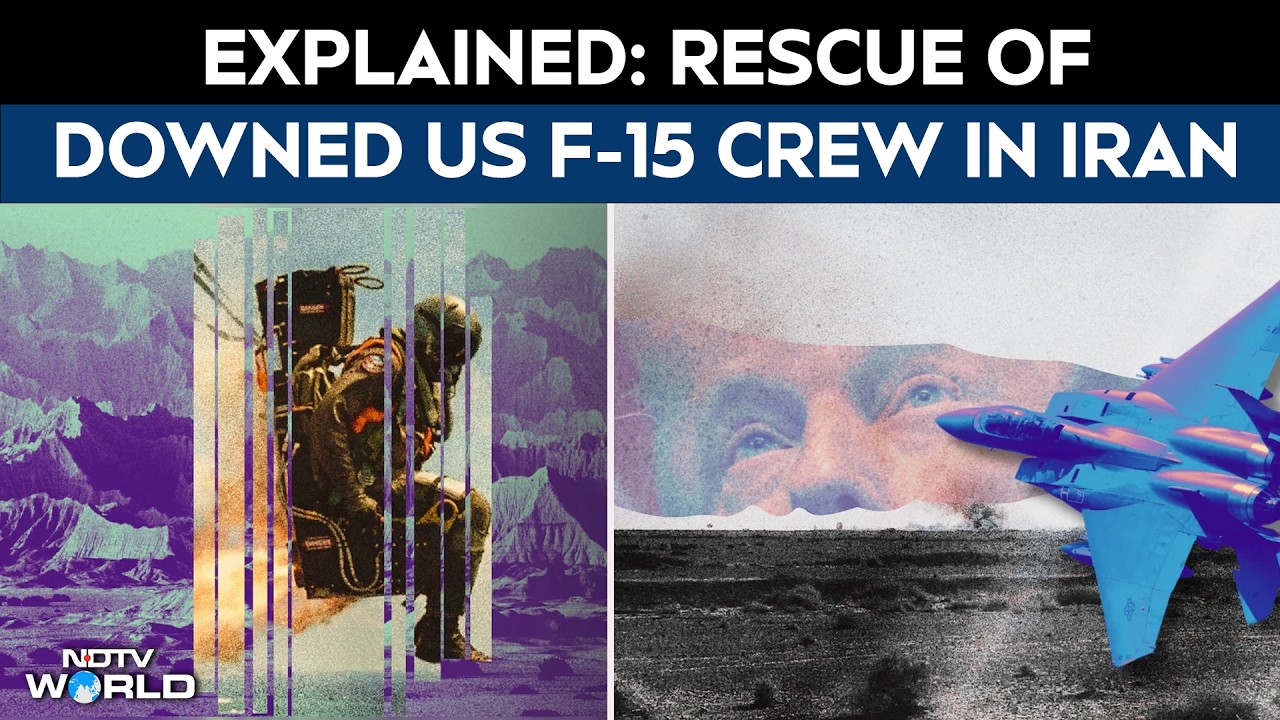 Explained: Dramatic Rescue Of Downed US F-15 Crew In Iran