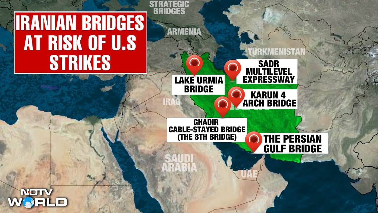 Iranian bridges at risk of US strikes: NDTV World explains