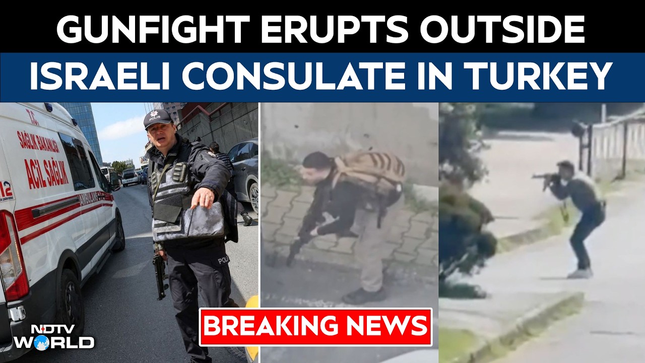 Istanbul Attack | Gunfight Outside Israeli Consulate In Istanbul: 1 Attacker Killed, 2 Held