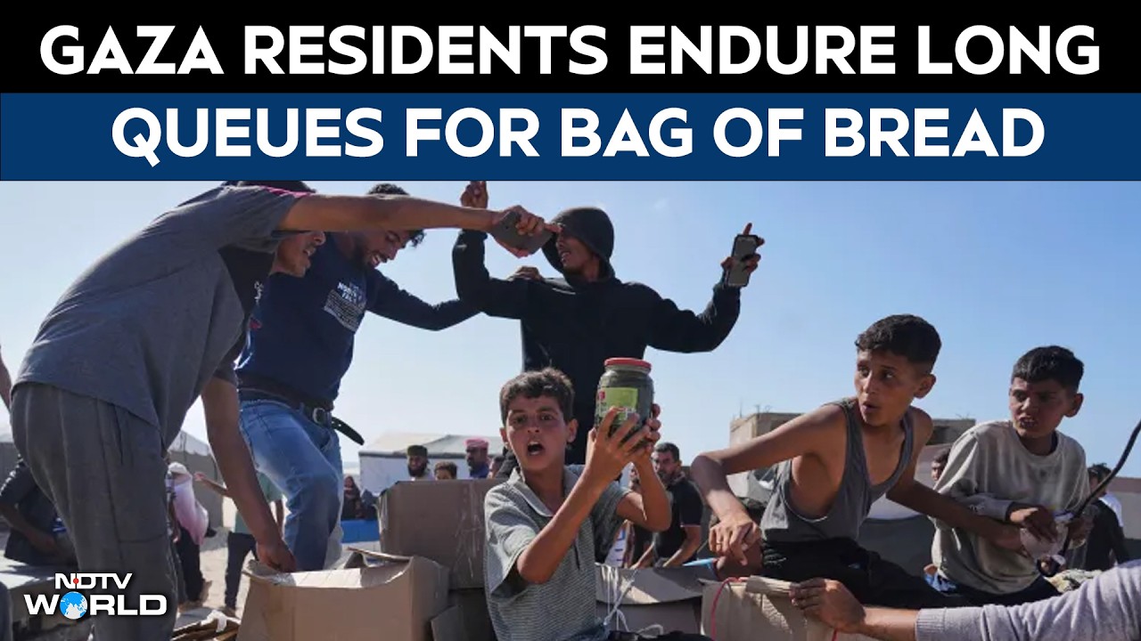 Gaza War Update | Gaza Residents Struggle for Daily Bread Amid Shortages and Floods