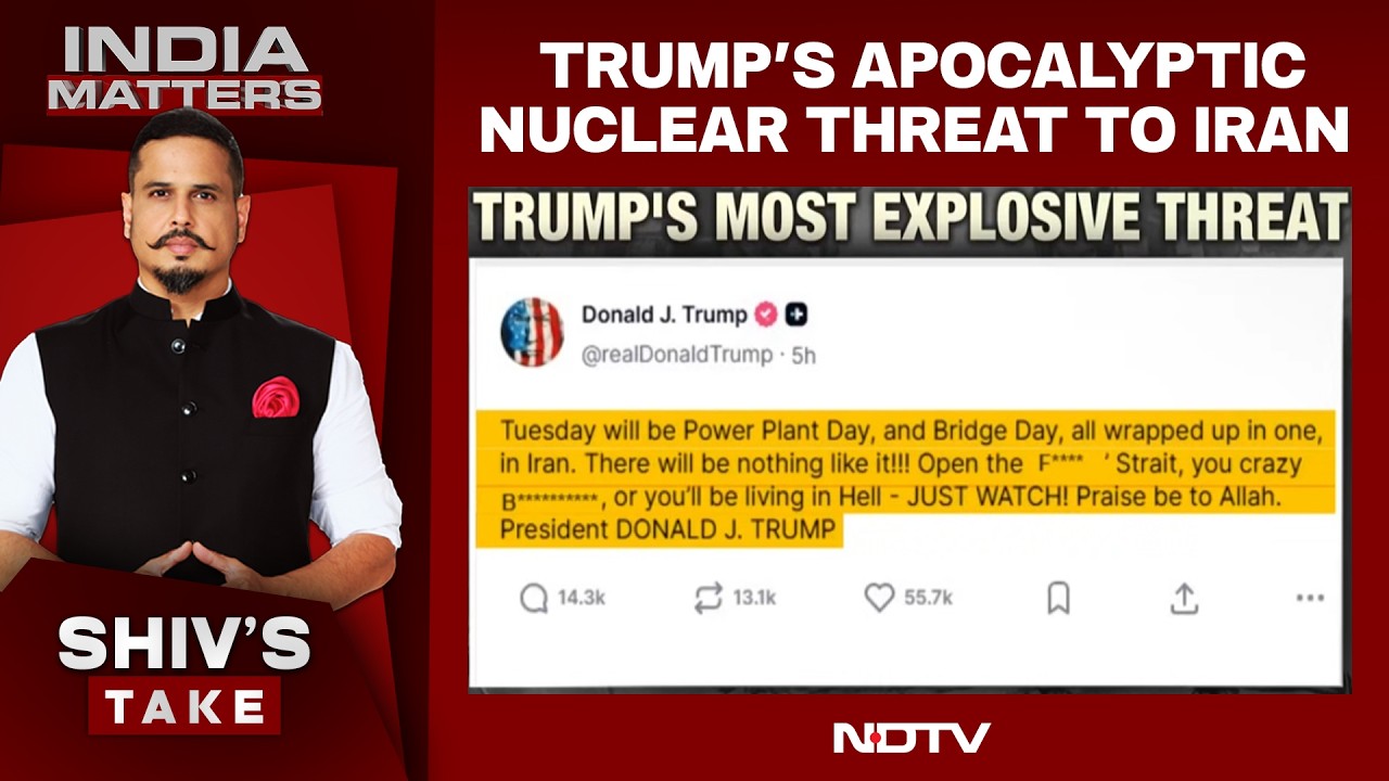 Trump Warns Iran News | Trump Issues Apocalyptic Nuclear Threat to Iran