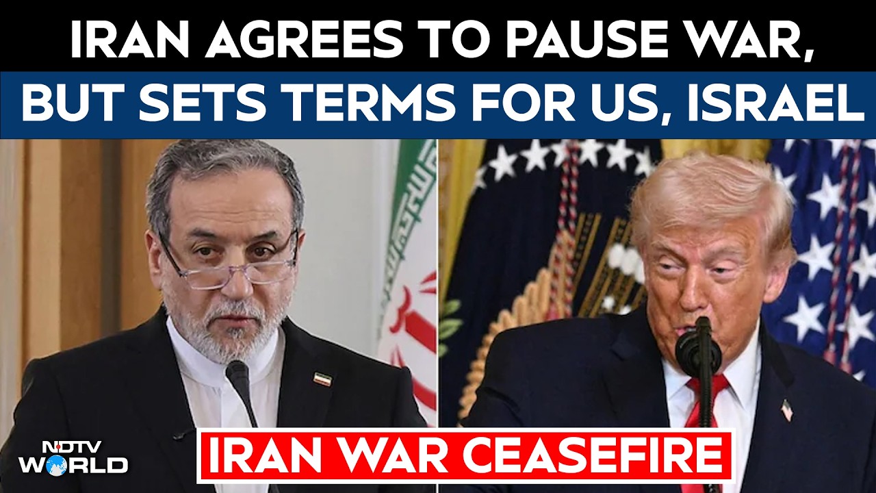 Iran Agrees To Pause War, But Sets Terms For US, Israel
